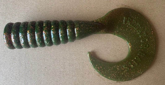 PREDATOR GRUB - 11" MOTOR OIL RED FLAKE